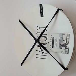 Set of four melamine plates, Rae Dunn. Melamine NWT